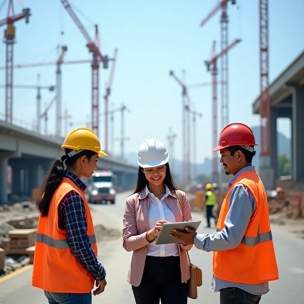 Modern office workspace